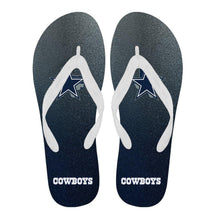 Load image into Gallery viewer, Dallas Cowboys Women's Flip Flops