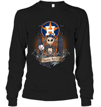 Load image into Gallery viewer, Houston Astros Jack Skellington shirt