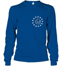 Load image into Gallery viewer, Vancouver Canucks american star flag shirt