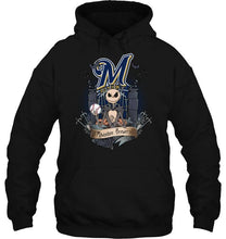 Load image into Gallery viewer, Milwaukee Brewers Jack Skellington shirt