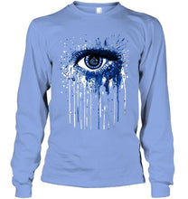 Load image into Gallery viewer, Vancouver Canucks eye paint drop art style t shirt