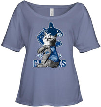 Load image into Gallery viewer, Vancouver Canucks tattoo cat funny fan t shirt