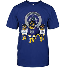 Load image into Gallery viewer, Vancouver Canucks Rottweilers fan shirt