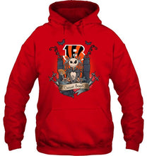 Load image into Gallery viewer, Cincinnati Bengals Jack Skellington shirt