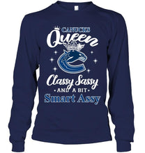 Load image into Gallery viewer, Vancouver Canucks Queen classy sasy a bit smart asy shirt