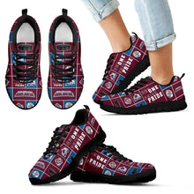Load image into Gallery viewer, Colorful Pride Flag Colorado Avalanche Sneakers