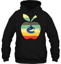 Load image into Gallery viewer, Vancouver Canucks teacher apple retro shirt