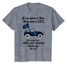 Load image into Gallery viewer, Once upon a time a girl really loved jeeps and Vancouver Canucks it was me