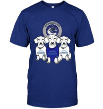 Load image into Gallery viewer, Dachshund Vancouver Canucks shirt