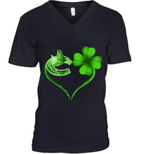 Load image into Gallery viewer, Vancouver Canucks irish saint patrick clover love t shirt