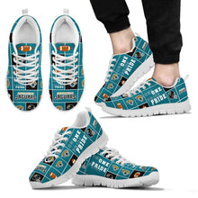 Load image into Gallery viewer, Colorful Pride Flag Jacksonville Jaguars Sneakers