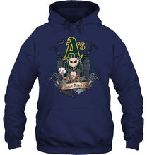 Load image into Gallery viewer, Oakland Athletics Jack Skellington shirt