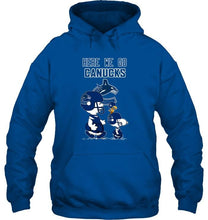 Load image into Gallery viewer, Here we go Vancouver Canucks snoopy shirt