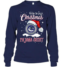 Load image into Gallery viewer, This is my christmas Vancouver Canucks pajama shirt t shirt
