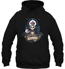Load image into Gallery viewer, Winnipeg Jets Jack Skellington shirt