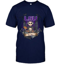 Load image into Gallery viewer, LSU Tigers Jack Skellington shirt