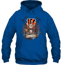 Load image into Gallery viewer, Cincinnati Bengals Jack Skellington shirt