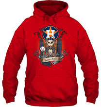 Load image into Gallery viewer, Houston Astros Jack Skellington shirt