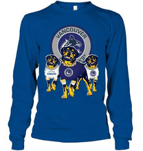 Load image into Gallery viewer, Vancouver Canucks Rottweilers fan shirt
