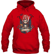 Load image into Gallery viewer, Oklahoma Sooners Jack Skellington shirt