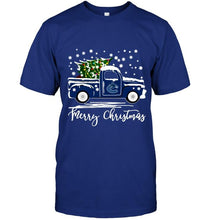 Load image into Gallery viewer, Vancouver Canucks merry christmas christmas tree truck t shirt
