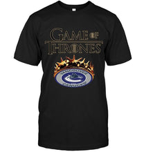 Load image into Gallery viewer, Vancouver Canucks game of thrones crown shirt