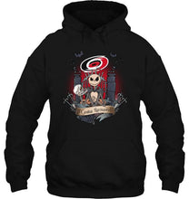 Load image into Gallery viewer, Carolina Hurricanes Jack Skellington shirt