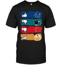 Load image into Gallery viewer, Vancouver Canucks like fan shirt
