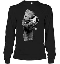 Load image into Gallery viewer, Groot Jack Skellington doll shirt