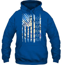 Load image into Gallery viewer, Vancouver Canucks 4th july independence day american flag shirt