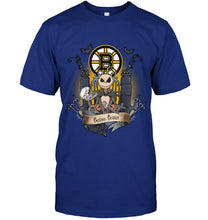Load image into Gallery viewer, Boston Bruins Jack Skellington shirt