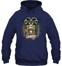 Load image into Gallery viewer, Michigan Wolverines Jack Skellington shirt