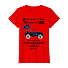 Load image into Gallery viewer, Once upon a time a girl really loved jeeps and Vancouver Canucks it was me