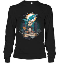 Load image into Gallery viewer, Miami Dolphins Jack Skellington shirt