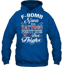 Load image into Gallery viewer, F bomb Nana with tattoos pretty eyes and thick thighs T Shirt