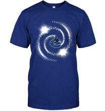 Load image into Gallery viewer, Vancouver Canucks glittering star tornado shirt