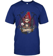 Load image into Gallery viewer, Arizona Diamondbacks Jack Skellington shirt