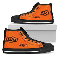 Load image into Gallery viewer, OKLAHOMA STATE COWBOYS HIGH TOP SHOES