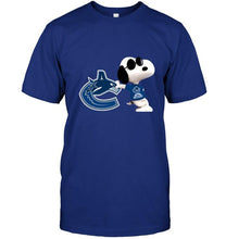 Load image into Gallery viewer, Vancouver Canucks snoopy sun glasses proud fan shirt