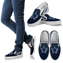 Load image into Gallery viewer, Dallas Cowboys Men's Slip Ons