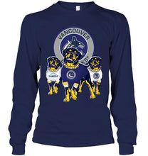 Load image into Gallery viewer, Vancouver Canucks Rottweilers fan shirt