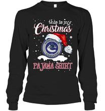 Load image into Gallery viewer, This is my christmas Vancouver Canucks pajama shirt t shirt