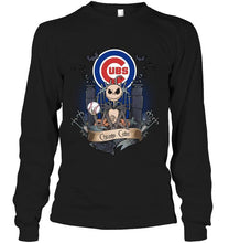 Load image into Gallery viewer, Chicago Cubs Jack Skellington shirt