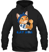 Load image into Gallery viewer, Vancouver Canucks cat mom strong mom for fan t shirt