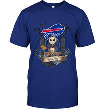 Load image into Gallery viewer, Buffalo Bills Jack Skellington shirt