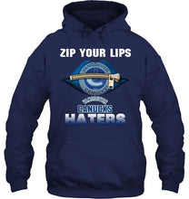 Load image into Gallery viewer, Zip your lips Vancouver Canucks haters shirt