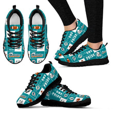 Load image into Gallery viewer, Colorful Pride Flag Miami Dolphins Sneakers