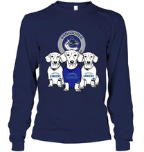 Load image into Gallery viewer, Dachshund Vancouver Canucks shirt