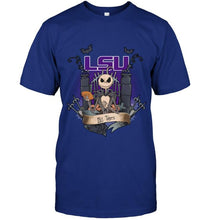 Load image into Gallery viewer, LSU Tigers Jack Skellington shirt
