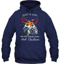 Load image into Gallery viewer, Just a girl who love Vancouver Canucks and christmas fan shirt